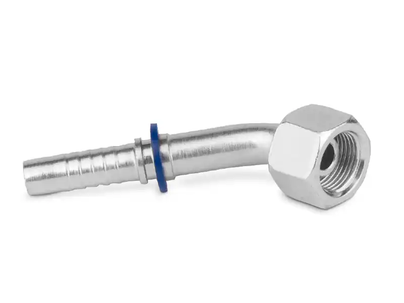 Końcówka do węża kolanko 45st. z nakrętką nakładaną DKR45 C15-10 G3/8” 0258-06-06 Tylko do końca tygodnia