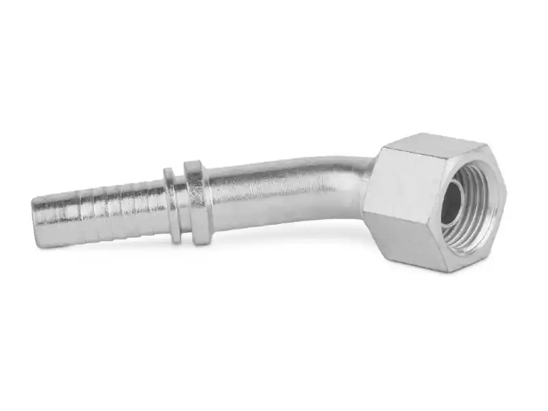 Oferta czasowa Końcówka do węża kolanko 45st. z nakrętką z drutem, stożek 60st. z oringiem DKOR45 TW C15-50 G2” 0250-32-32