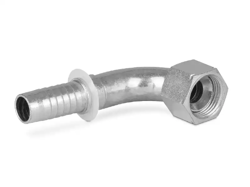 Tylko dziś Końcówka do węża kolanko 90st. z nakrętką nakładaną DKJ90 C92-10 JIC 3/4” 0952-06-08