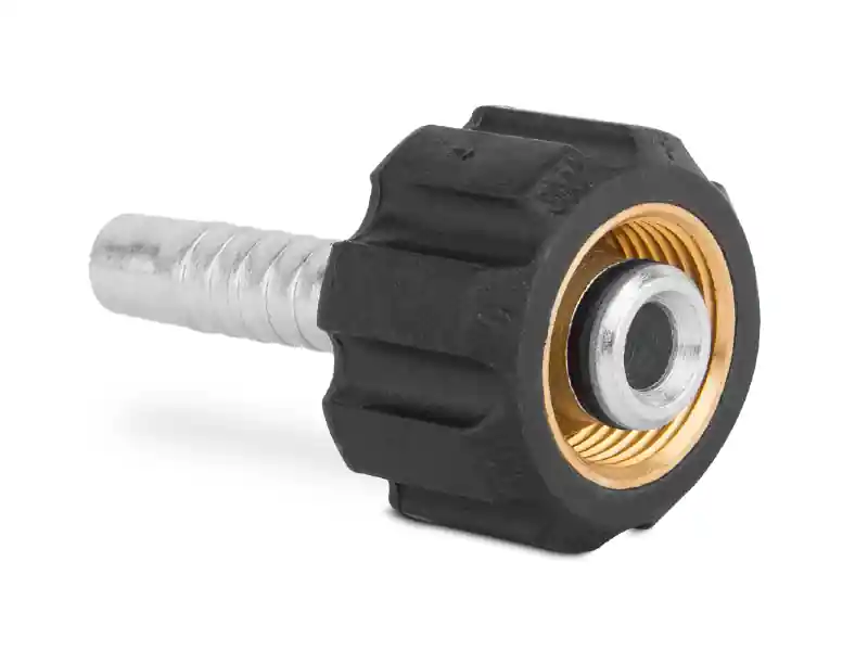 Niska cena Końcówka do węża prosta z wysoką nakrętką do myjek typu KARCHER K51-06 M22x1,5 FK50-04022