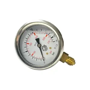 Manometr glicerynowy DN 63 0 - 16 bar przyłącze dolne 1/4" Ostatnia szansa