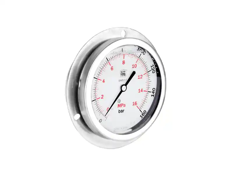 Manometr glicerynowy DN100 tablicowy tylny ekscentryczny 1/2” (0-160)bar M100TABL1/2(0-160) Obniżka ceny
