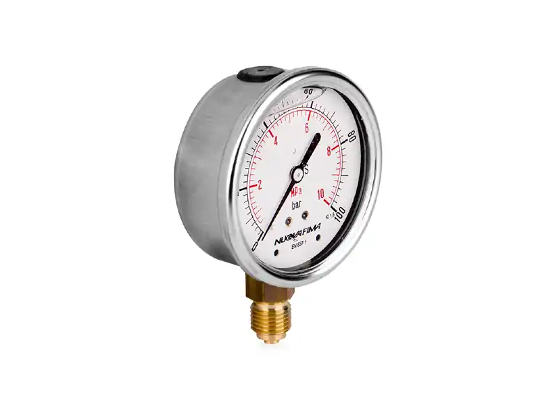 Manometr glicerynowy DN63 radialny 1/4” (0-100)bar M63RL1/4(0-100) Wyjątkowa oferta