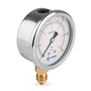 Manometr glicerynowy DN63 radialny 1/4” (0-60)bar M63RL1/4(0-60)H HYDRO Darmowa dostawa