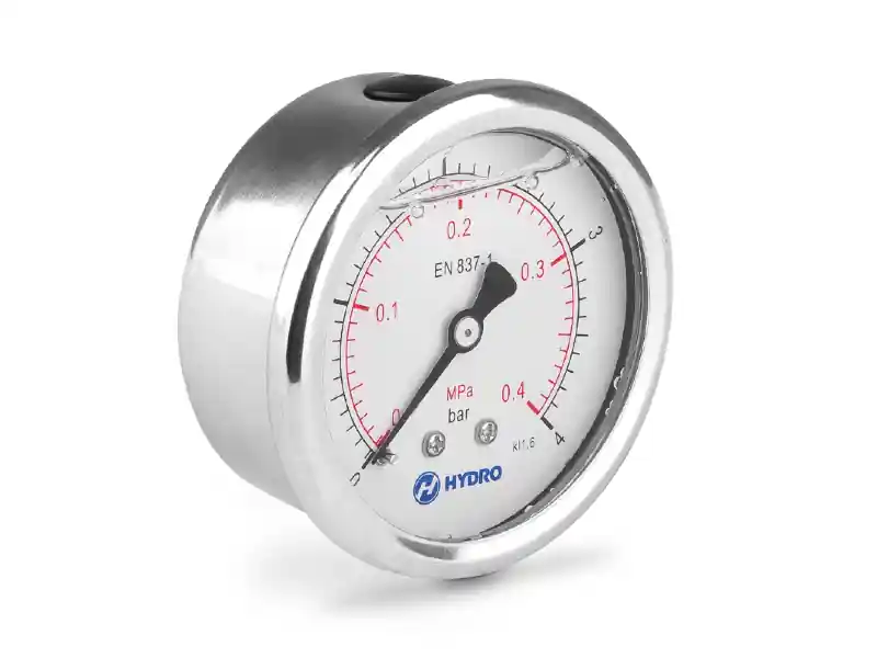 Taniej Manometr glicerynowy DN63 tylny 1/4” (0-4)bar M63TL1/4(0-4)H HYDRO
