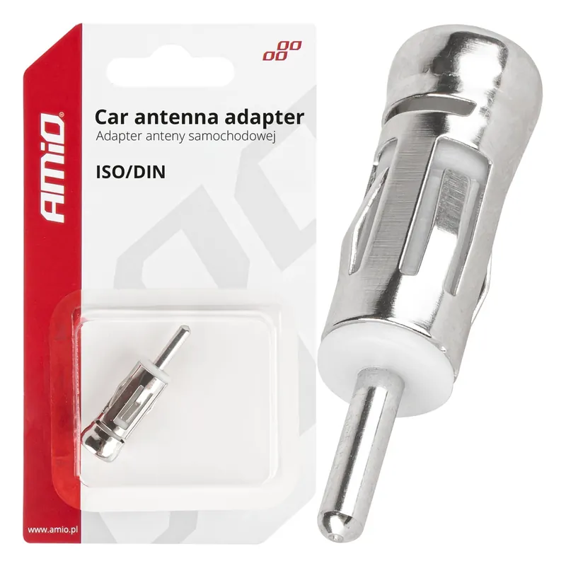 Ograniczona ilość Adapter antenowy redukcja wtyk ISO DIN prosty AMIO-03966
