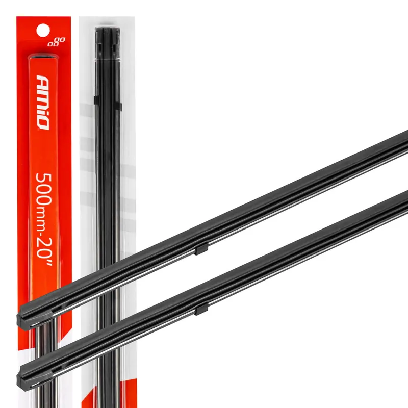Gumki piór wycieraczek 50 cm. 20" 500mm - 2 szt. AMIO-01341 Wyprzedaż