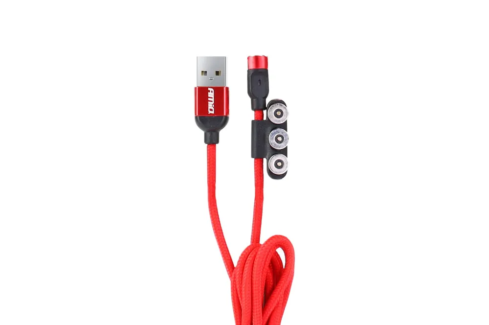 Kabel USB magnetyczny 3w1 na Lightning USB-C micro USB 1 m UC-8 AMIO-02522 Oferta