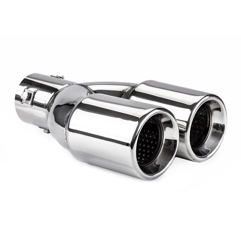 Końcówka tłumika wydechu stal nierdzewna MT 008 chrom AMIO-01308 Taniej