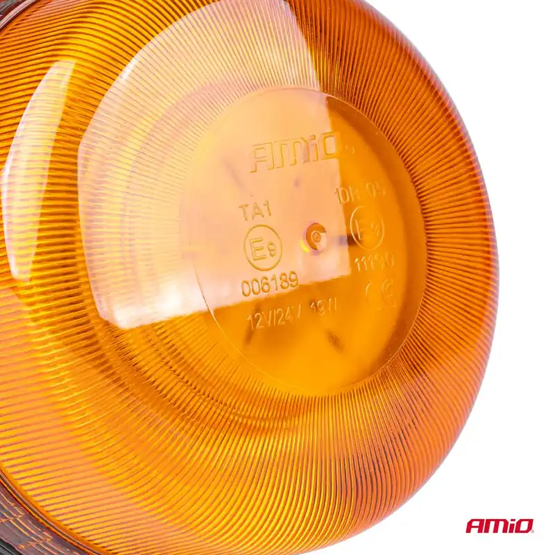 Lampa ostrzegawcza błyskowa kogut 36 LED magnes R65 R10 12V 24V W03m AMIO-02295 Ostatnie sztuki