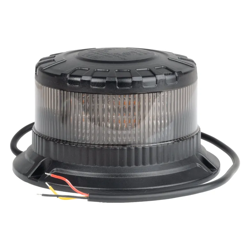 Nowość Lampa ostrzegawcza błyskowa kogut LED W28B 12V 24V AMIO-04109
