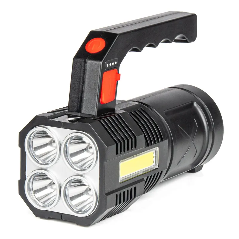 Latarka akumulatorowa 4LED + COB 1200mAh AMIO-03273 Dodaj do koszyka