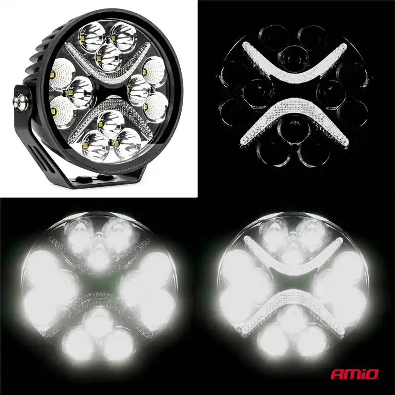 Dostępne od ręki Lampa robocza drogowa LED PRO reflektor homologacja ECE R149 12V 24V AMIO-03870