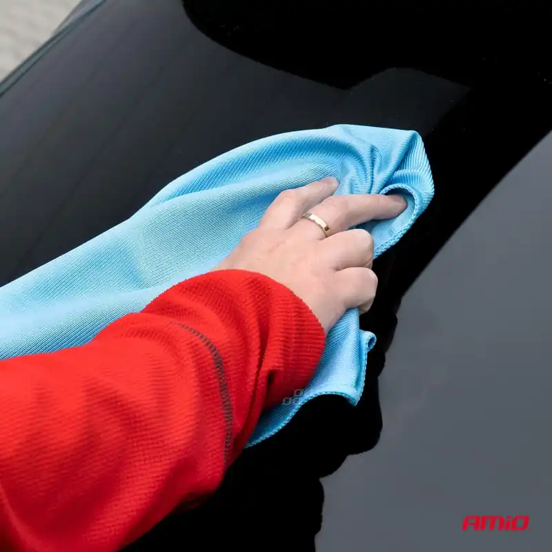 Mikrofibra bezsmugowa do mycia czyszczenia szyb szkła lustra 30x40cm 2 sztuki AMIO-03730 Popularny