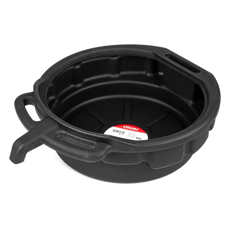 Miska z lejkiem do zlewania oleju spuszczania płynów cieczy zlewarka 16L 56cm AMIO-04053 Zniżka
