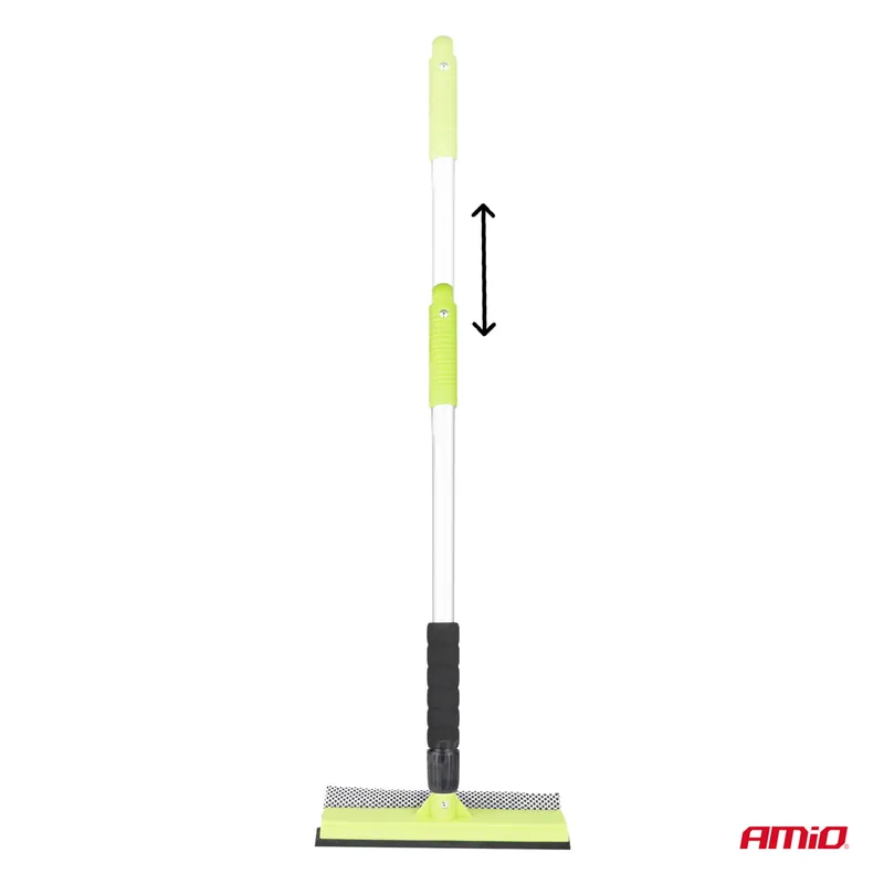Nowość Myjka do szyb okien luster + ściągaczka do wody teleskopowa aluminiowa 55/80 cm AMIO-03856