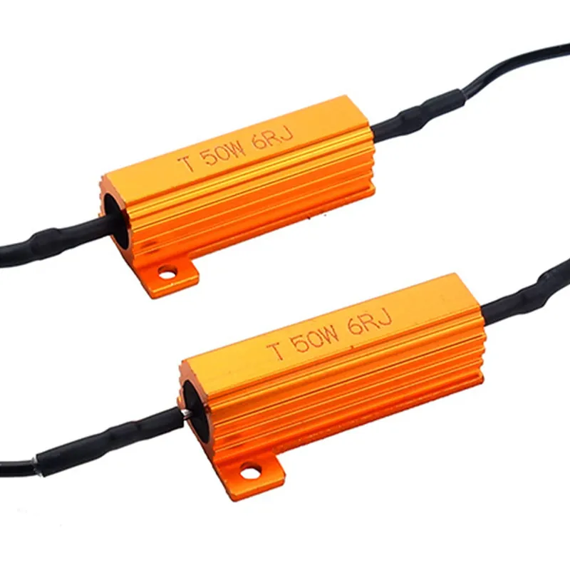 Rezystor CANBUS opornik do żarówek LED 6Ohm 50W 2 szt. AMIO-02452 Popularny