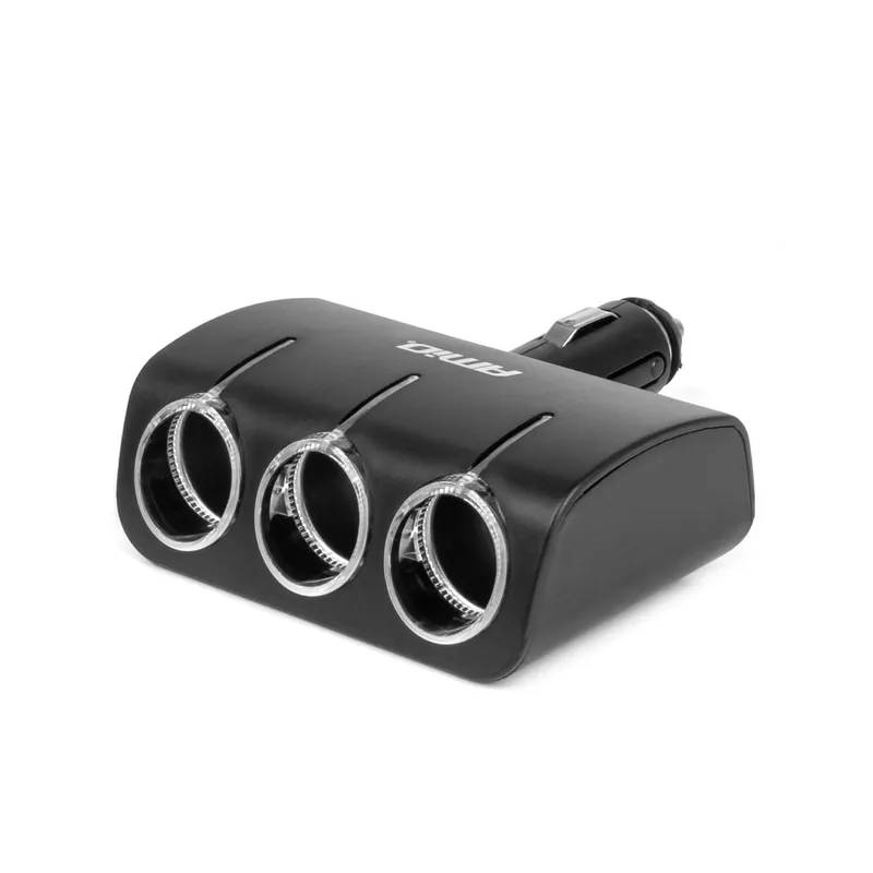 Darmowa dostawa Rozdzielacz gniazda zapalniczki 12V 24V 120W 90° AMIO-04358