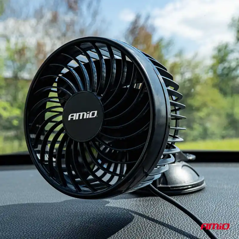 Wiatrak samochodowy wentylator z przyssawką 24V AMIO-03004 Kup teraz