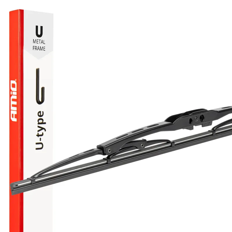 Darmowy zwrot Wycieraczka samochodowa szkieletowa metalowa U-Type uniwersalna 19" 480 mm 48 cm AMIO-04009