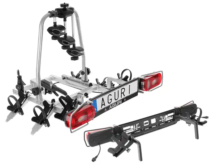 Platforma rowerowa AGURI Cruiser silver - na 4 rowery Ostatnia szansa