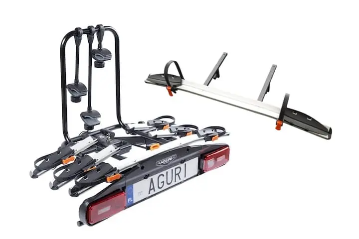Ostatnia szansa Platforma rowerowa AGURI Active Bike Pro silver +adapter - na4 rowery