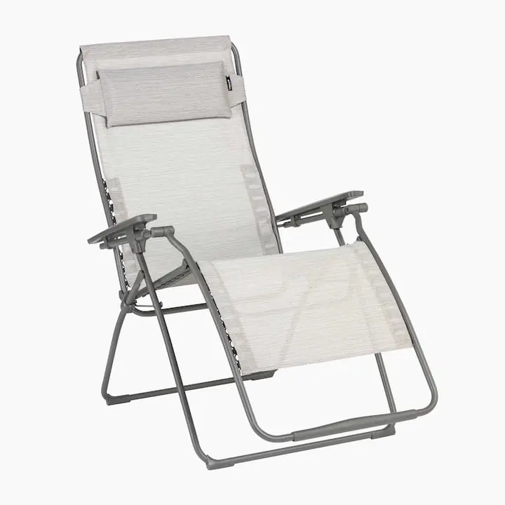Premium Leżak Lafuma FUTURA Batyline Duo XL Galet titane