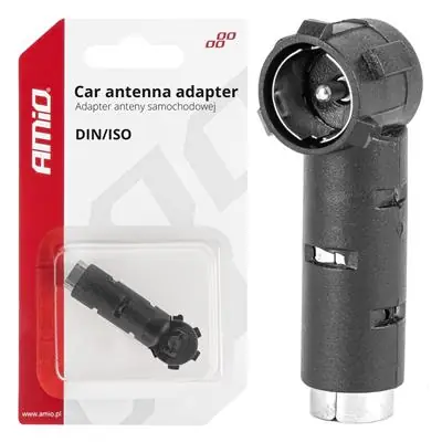 Premium Adapter antenowy redukcja wtyk DIN ISO kątowy