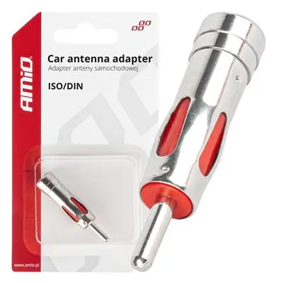 Promocja Adapter antenowy redukcja wtyk ISO DIN prosty