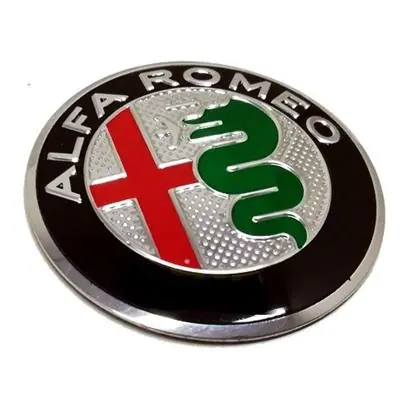 Emblemat znaczek logo Alfa Romeo kierownicę 40mm Tani