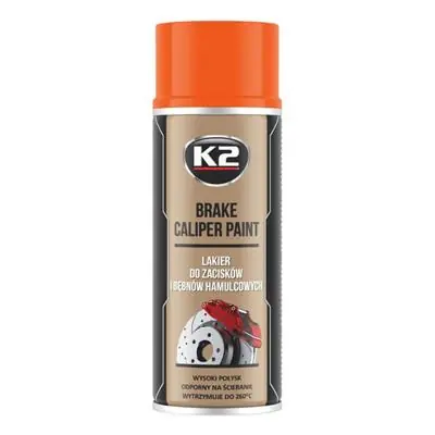 Najlepsza cena Farba do zacisków hamulcowych pomarańcz 400ml K2