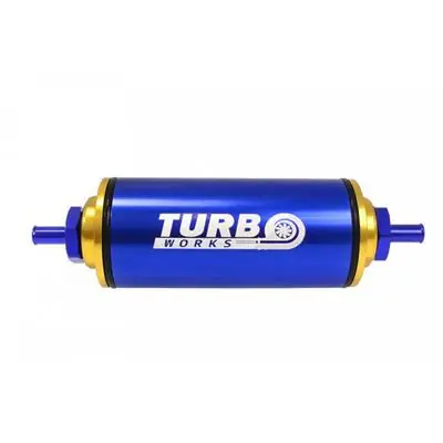 Filtr paliwa TurboWorks 8,6mm Niebieski Super okazja