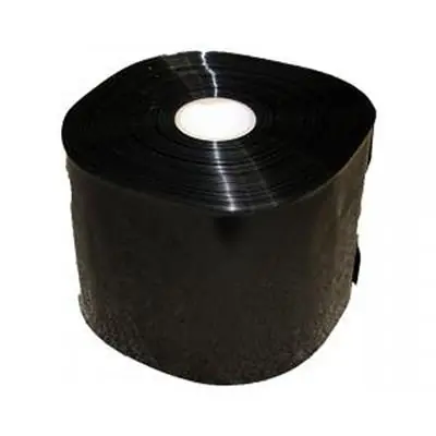Folia termokurczliwa rękaw 210x0.12mm czarna 1m Nowy