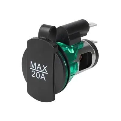 Tani Gniazdo elektryczne EURO 12V 24V 20A max