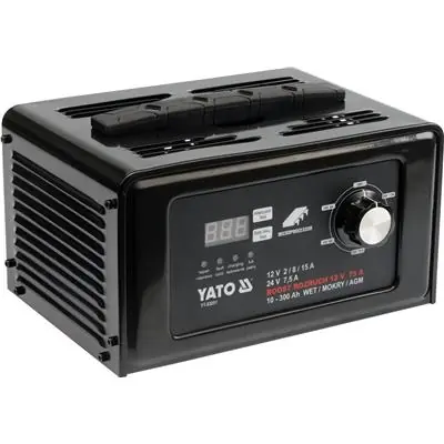 Oferta czasowa Prostownik elektronicz 12/24V 15A rozruch 75A Yato