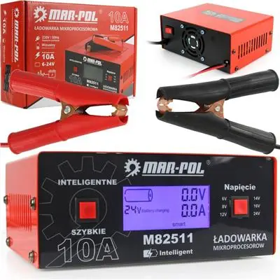 Najlepsza cena Prostownik mikroprocesorowy 6V 12V 14V 16V 24V 10A