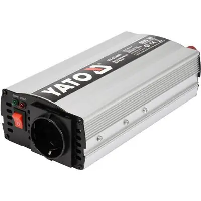 Bezpieczna płatność Przetwornica napięcia 12V na 230V 500W Yato