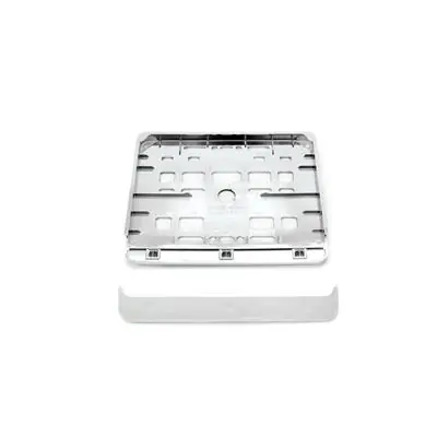 Ramka tablicy rejestracyjnej chrom motor 19x15cm Ekspresowa dostawa