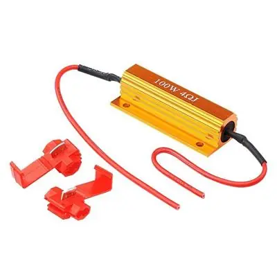 Rezystor filtr LED Canbus 100W 4ohm + konektory Bezpieczna płatność