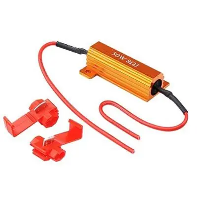 Zamów teraz Rezystor filtr LED canbus 50W 8 Ohm + konektory