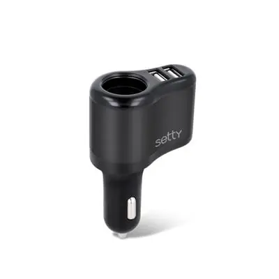 Rozdzielacz gniazda zapalniczki 2x USB 2A Kup online