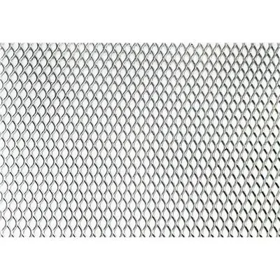 Siatka alu grill zderzak 100x25cm rombowa srebrna Darmowy zwrot