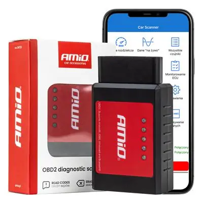 Skaner tester interfejs diagnostyczny OBD2 BT XL Sprawdź teraz