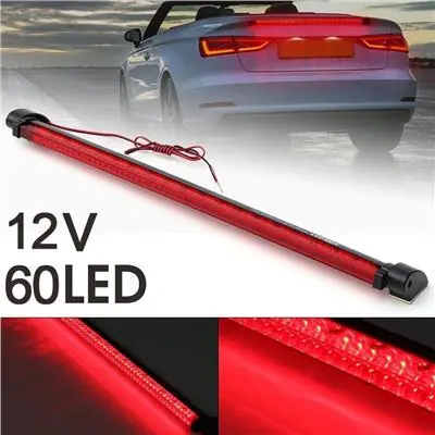 Światło lampa stop wewnętrzna 60 LED czerwona 46cm Ostatnie sztuki