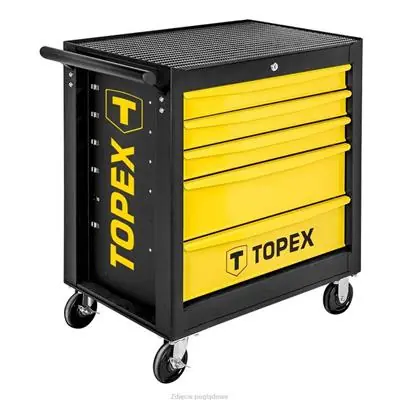 Oferta limitowana Szafka warsztatowa 5 szuflad Topex
