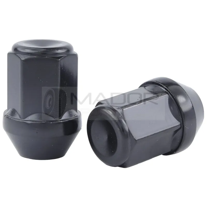 Nakrętka do felg czarna M12x1,5 klu. 19 MADE IN EU Hit cenowy