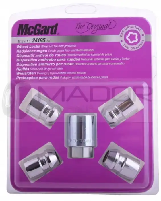Wyjątkowa oferta McGard 24195SU Nakrętki zabezpieczające do felg kół Daihatsu