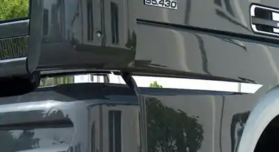 Listwy ozdobne ze stali nierdzewnej dla obu drzwi Niska cena