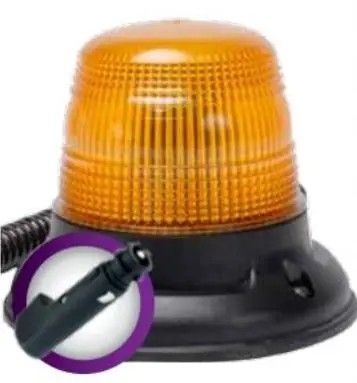 Światło Ostrzegawcze LED (kogut) na magnes do 80 km/h 10-49V pomarańczowy klosz Zniżka