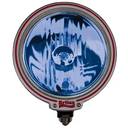 Dostępne od ręki Reflektor dalekosiężny Britax 6,75" (170mm) 12V niebieskie szkło